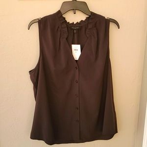 Banana Republic sleeveless blouse